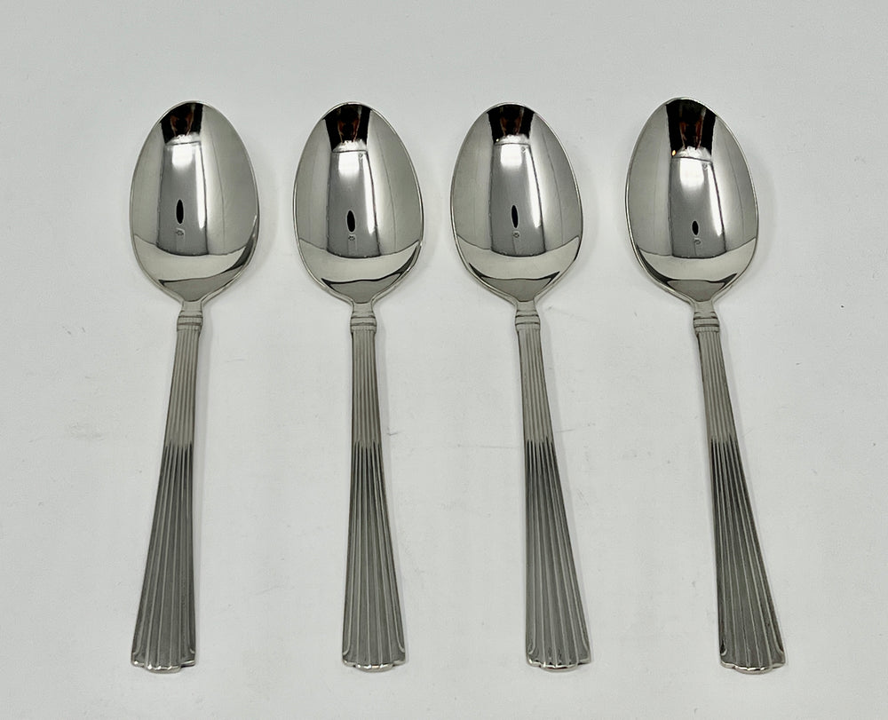 Reed & Barton Highbridge Set of 4 Teaspoons 18/10 Stainless 6 3/8